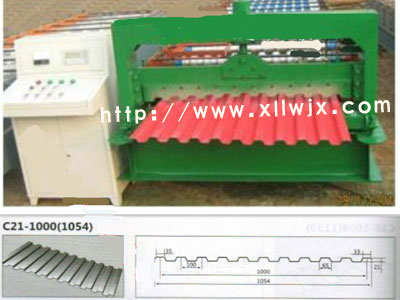 C21型彩鋼全自動(dòng)壓瓦機(jī)